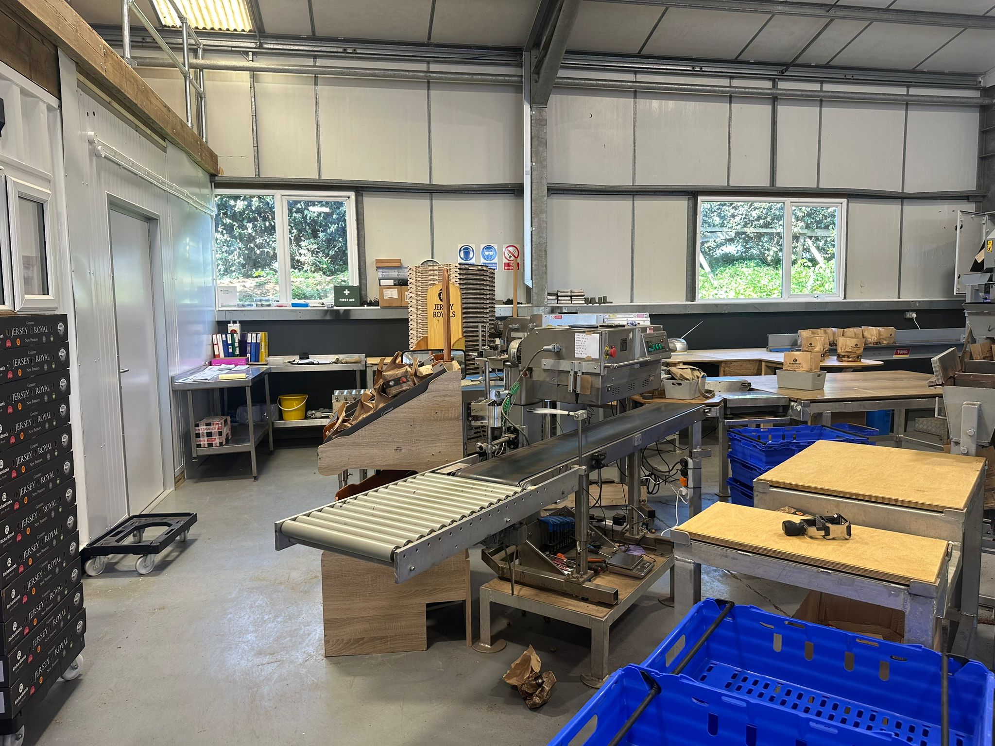 Full electrical installation – Morville Farm potato grading facility – image 3